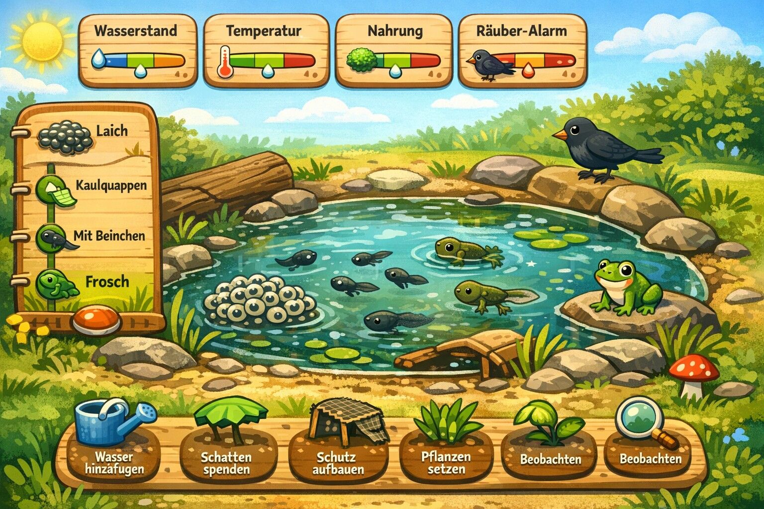 Pfütze Simulator Interface
